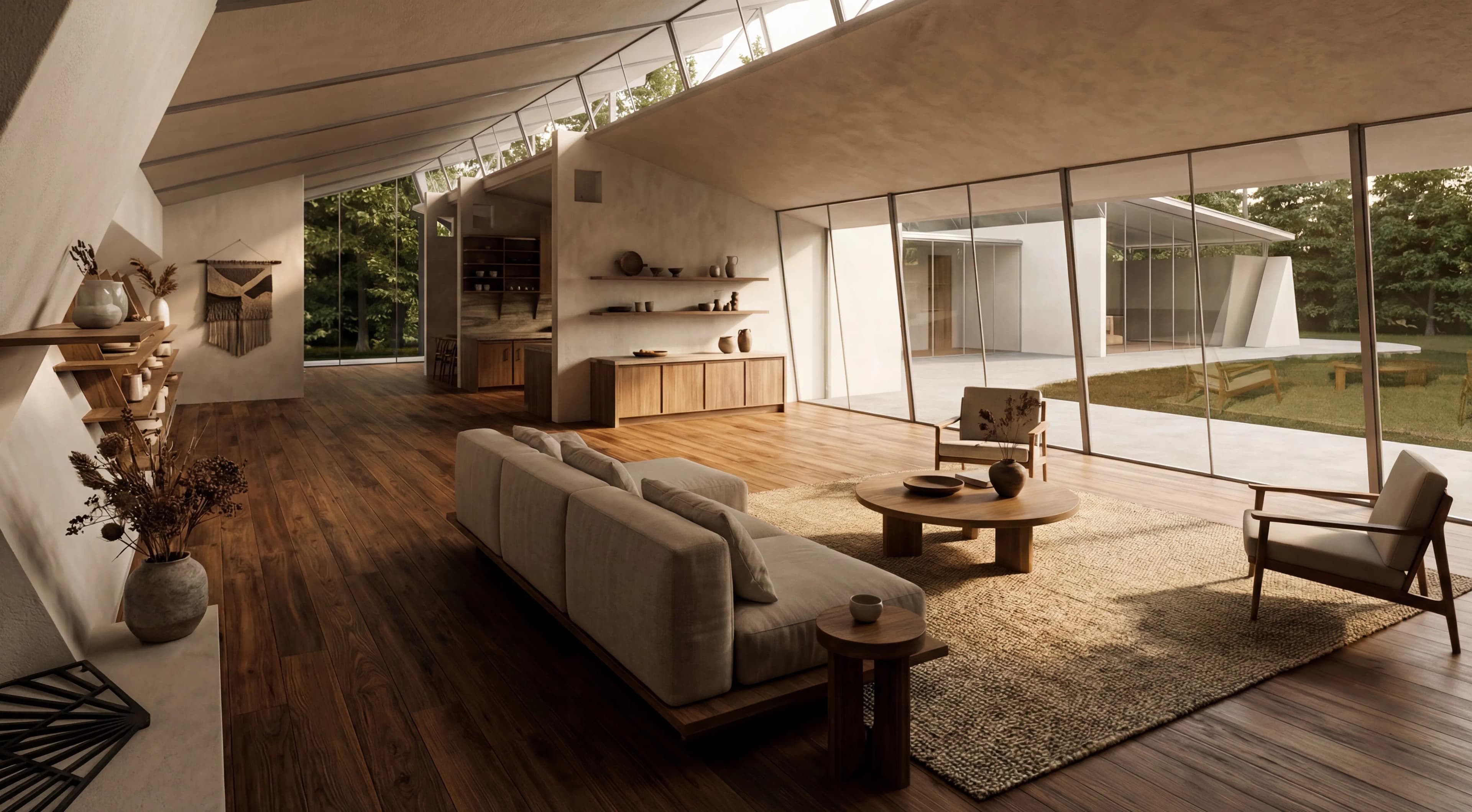 Ein KI Interior Rendering, erstellt mit VisioPlan